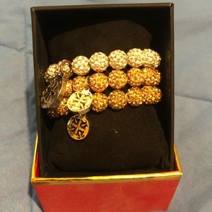 Rustic cuff traditional beaded bracelets